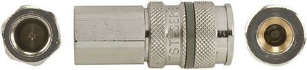 023 DG 21, RS PRO Pneumatic Quick Connect Coupling Brass 1/2 in Threaded, Муфта