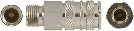 027 EG 26, RS PRO Pneumatic Quick Connect Coupling Brass 3/4 in Threaded, Муфта