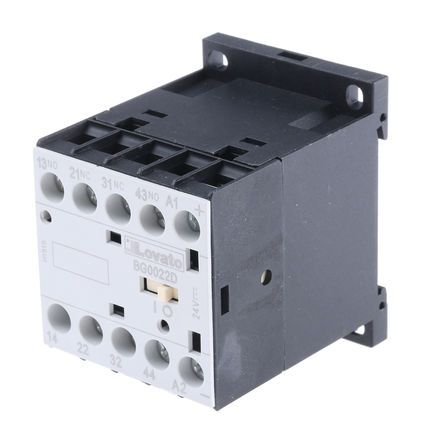 11BG0022D024, Lovato Contactor Relay - 2NO/2NC, 10 A Contact Rating, Контактор