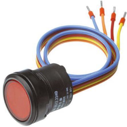 K84-603.4305S, EAO Single Pole Single Throw (SPST) Momentary Push Button Switch, IP67, 22.5 (Dia.)mm, Panel Mount, Кнопочный переключатель