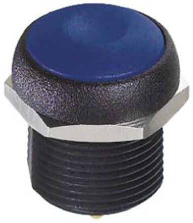 IRR3S412, APEM Single Pole Single Throw (SPST) Momentary Push Button Switch, IP67, 16 (Dia.)mm, Panel Mount, 250V ac, Кнопочный переключатель