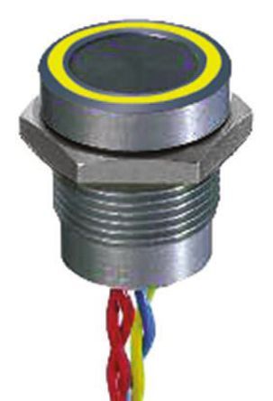 PBARAFBAY APEM Illuminated Through Hole Piezo Switch IP  mA   V dc Single Pole Single Throw SPST   C Пьезопереключатель