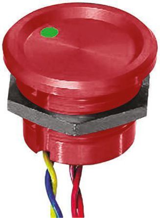 PBARAFLS APEM Illuminated Wire Lead Piezo Switch IP  mA   V dc Single Pole Single Throw SPST   C Пьезопереключатель