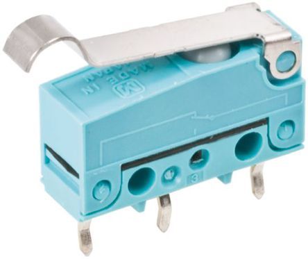 ABS151451, Panasonic SPDT Simulated Roller Lever Microswitch, 100 mA @ 30 V dc, Микропереключатель