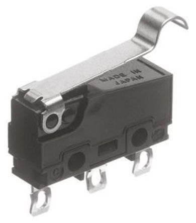 AVT324261, Panasonic SPDT Simulated Roller Lever Microswitch, 100 mA @ 30 V dc, Микропереключатель