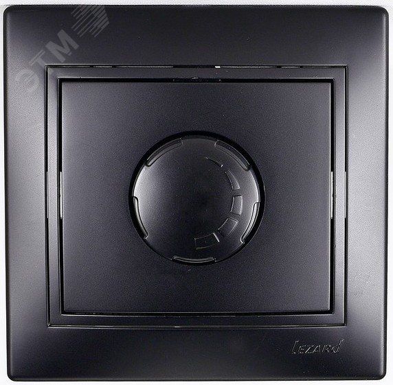 MIRA Диммер 800Вт чёрный бархат со вставкой (10шт/120шт)