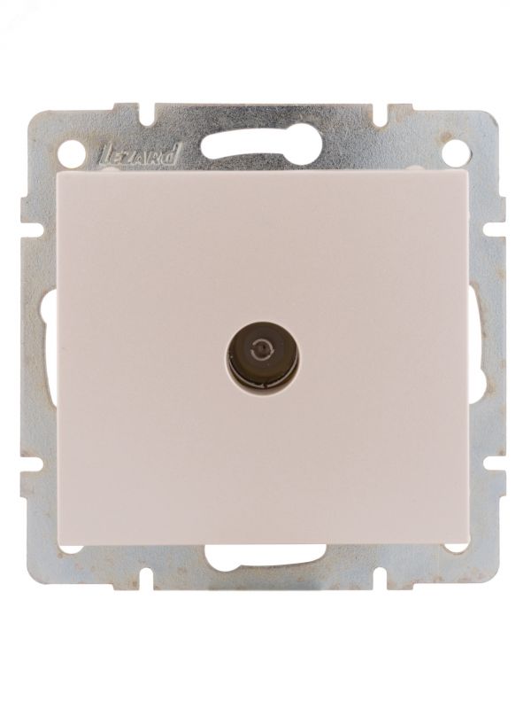 Розетка RAIN ТВ оконечная жемчужно-белый перламутр механизм