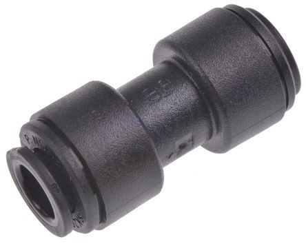 PM0408E, John Guest Tube-to-Tube PM Pneumatic Straight Tube-to-Tube Adapter, Push In 8 mm to Push In 8 mm, Переходник