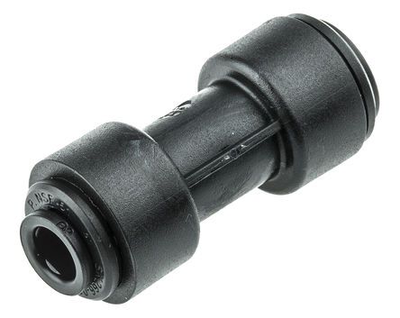 PM200806E, John Guest Tube-to-Tube PM Pneumatic Straight Tube-to-Tube Adapter, Push In 8 mm to Push In 6 mm, Переходник