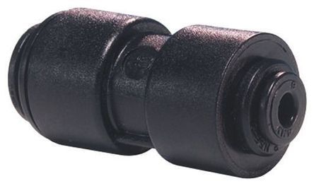 PM201004E, John Guest Tube-to-Tube PM Pneumatic Straight Tube-to-Tube Adapter, Push In 10 mm to Push In 4 mm, Переходник