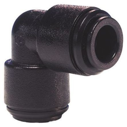 PM0304E, John Guest Pneumatic Elbow Tube-to-Tube Adapter Push In 4 mm to Push In 4 mm, Переходник
