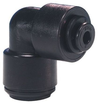 PM211004E, John Guest Pneumatic Elbow Tube-to-Tube Adapter Push In 10 mm to Push In 4 mm, Переходник