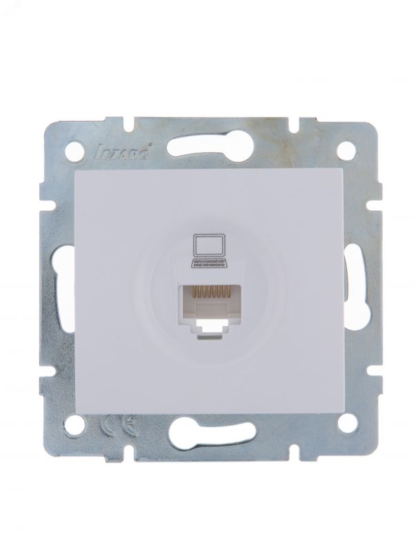 KARINA Розетка компьютерная белая (10шт/120шт)