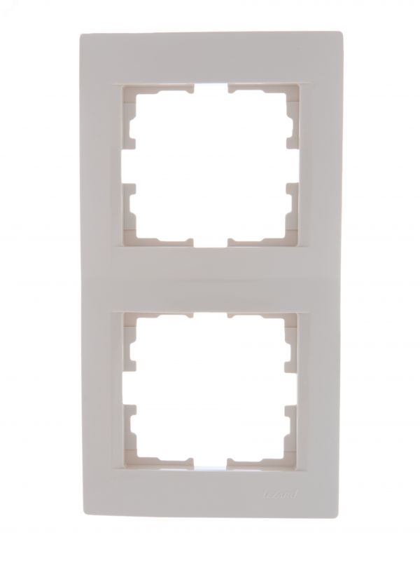 KARINA Рамка 2-ая вертикальная б/вст крем (10шт/120шт)