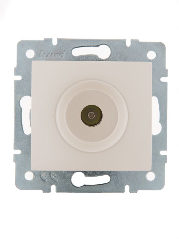 KARINA Розетка ТВ оконечная жемчужно-белый перламутр (10шт/120шт)