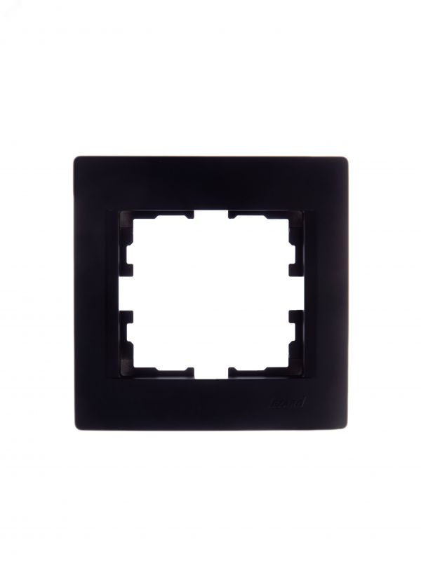 KARINA Рамка 1-ая горизонтальная б/вст чёрный бархат (20шт/240шт)