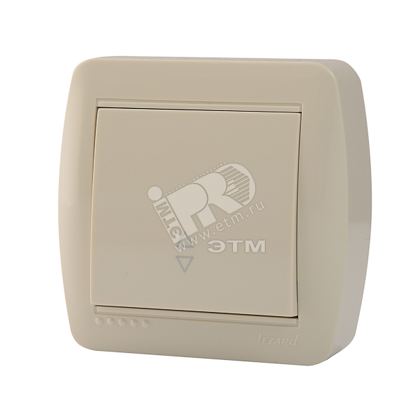 Демет Выключатель проходной крем