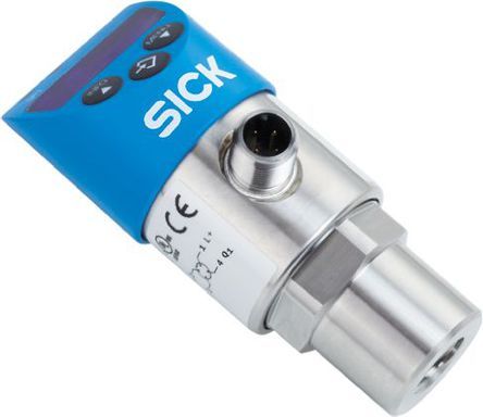 PBS-RB010SG2SS0AMA0Z, Sick Pressure Sensor for Fluid, Gas , 10bar Max Pressure Reading 2 x PNP NO/NC Programmable, Датчик давления