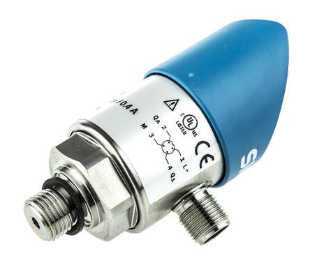 PBS-RB010SG1SSNBMA0Z, Sick Pressure Sensor for Fluid, Gas , 10bar Max Pressure Reading Analogue + PNP NO/NC Programmable, Датчик давления