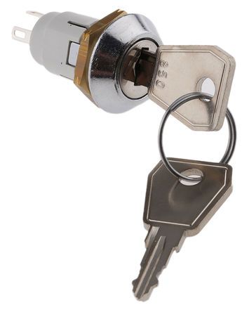 HRLESRS Lorlin Key Switch SPDT  A   V dc Way   C Выключатель с ключом