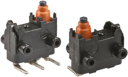 1065.3603, Marquardt SPDT Pin Plunger Microswitch, 100 mA @ 30 V dc, Микропереключатель