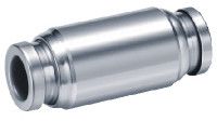 KQG2H06-00, SMC Tube-to-Tube KQG2 Straight Union, Push In 6 mm to Push In 6 mm, Переходник