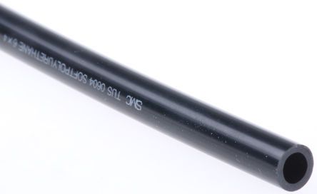 TUS0604B-20, SMC Air Hose Black Polyurethane 6mm x 20m TUS Series, Шланг
