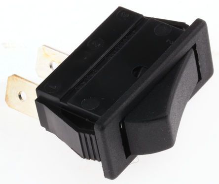 C1501ALAAAB, Arcolectric Single Pole Single Throw (SPST), (On)-Off Rocker Switch Panel Mount, Клавишный переключатель