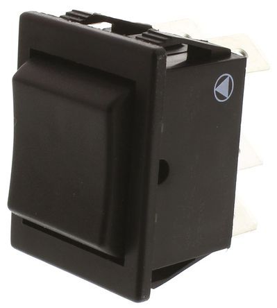 C1572ALAAAB, Arcolectric Double Pole Double Throw (DPDT), (On)-Off-(On) Rocker Switch Panel Mount, Клавишный переключатель