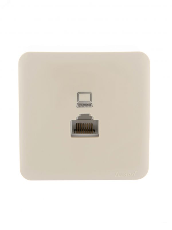 VIOLA Розетка компьютерная крем (12шт/144шт)