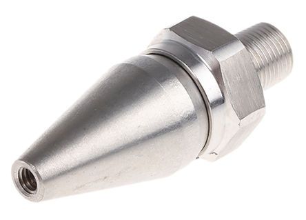 A Meech Pneumatic Airmiser Nozzle R  cfm Stainless Steel   bar