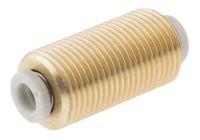 KQ2E04-00A, SMC Pneumatic Bulkhead Tube-to-Tube Adapter Straight Push In 4 mm to Push In 4 mm, Переходник