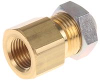 KQ2E04-01A, SMC Pneumatic Bulkhead Threaded-to-Tube Adapter, Push In 4 mm, Rc 1/8 Female BSPPx4mm, Переходник