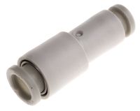 KQ2H04-06A, SMC Tube-to-Tube KQ2 Pneumatic Straight Tube-to-Tube Adapter, Push In 4 mm to Push In 6 mm, Переходник