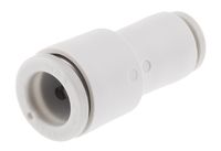 KQ2H06-08A, SMC Tube-to-Tube KQ2 Pneumatic Straight Tube-to-Tube Adapter, Push In 6 mm to Push In 8 mm, Переходник