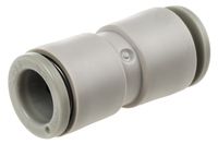 KQ2H08-00A, SMC Tube-to-Tube KQ2 Pneumatic Straight Tube-to-Tube Adapter, Push In 8 mm to Push In 8 mm, Переходник