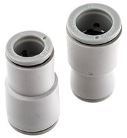 KQ2H10-12A, SMC Tube-to-Tube KQ2 Pneumatic Straight Tube-to-Tube Adapter, Push In 10 mm to Push In 12 mm, Переходник