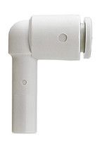 KQ2L10-99A, SMC Pneumatic Elbow Tube-to-Tube Adapter Plug In 10 mm to Plug In 10 mm, Переходник