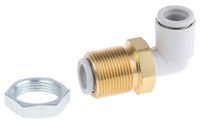 KQ2LE08-00A, SMC Pneumatic Bulkhead Threaded-to-Tube Adapter, Push In 8 mm, M16 x 1 Male BSPPx8mm, Переходник