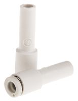 KQ2R04-06A, SMC Tube-to-Tube KQ2 Pneumatic Straight Tube-to-Tube Adapter, Plug In 4 mm to Plug In 6 mm, Переходник