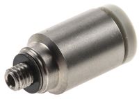 KQ2S04-M3G, SMC Threaded-to-Tube Pneumatic Fitting M3 to Push In 4 mm, KQ2 Series, Переходник