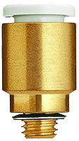 KQ2S04-M5A, SMC Threaded-to-Tube Pneumatic Fitting M5 to Push In 4 mm, KQ2 Series, 10 bar, Переходник