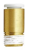 KQ2S04-U01A, SMC Threaded-to-Tube Pneumatic Fitting Uni 1/8 to Push In 4 mm, KQ2 Series, Переходник