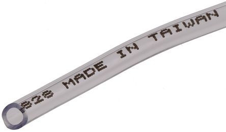 US98A4025-30M-CLEAR, RS PRO Air Hose Clear Polyurethane 4mm x 30m US98A Series, Шланг