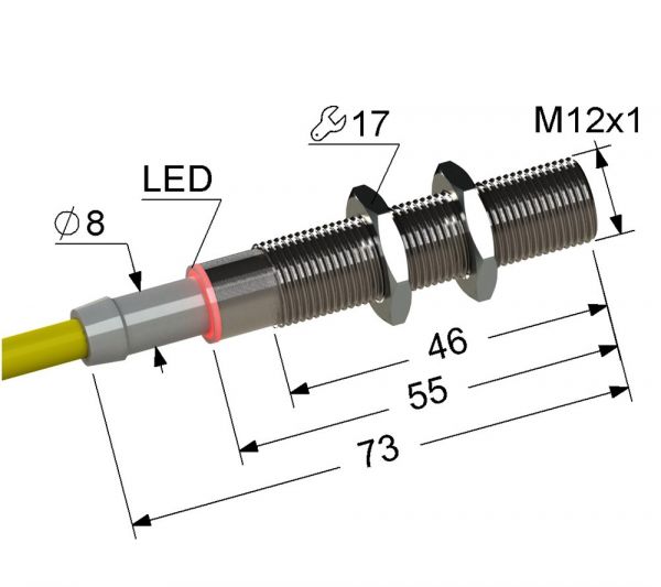 Индуктивный датчик PS2-12M73-2B11-Z