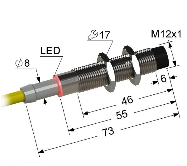 Индуктивный датчик PS2-12M73-4N51-Z