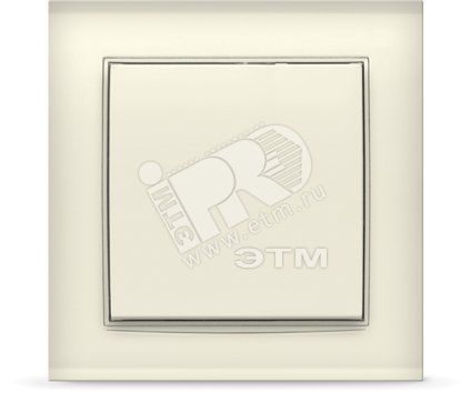 Выключатель Бриллиант одноклавишный слоновая кость