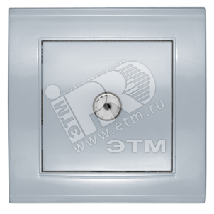 Розетка Бриллиант TV серебро