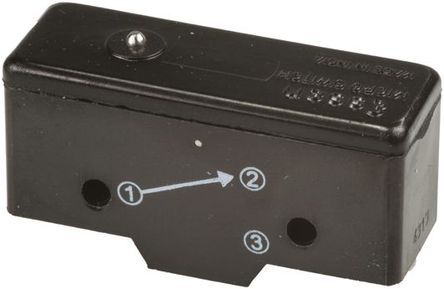 MT-18, RS PRO SP-CO Pin Plunger Microswitch, 15 A @ 250 V ac, Микропереключатель