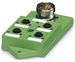 1692404, Phoenix Contact SACB-4/ 4-L-M23 Series M12 Sensor Box, 4 Port